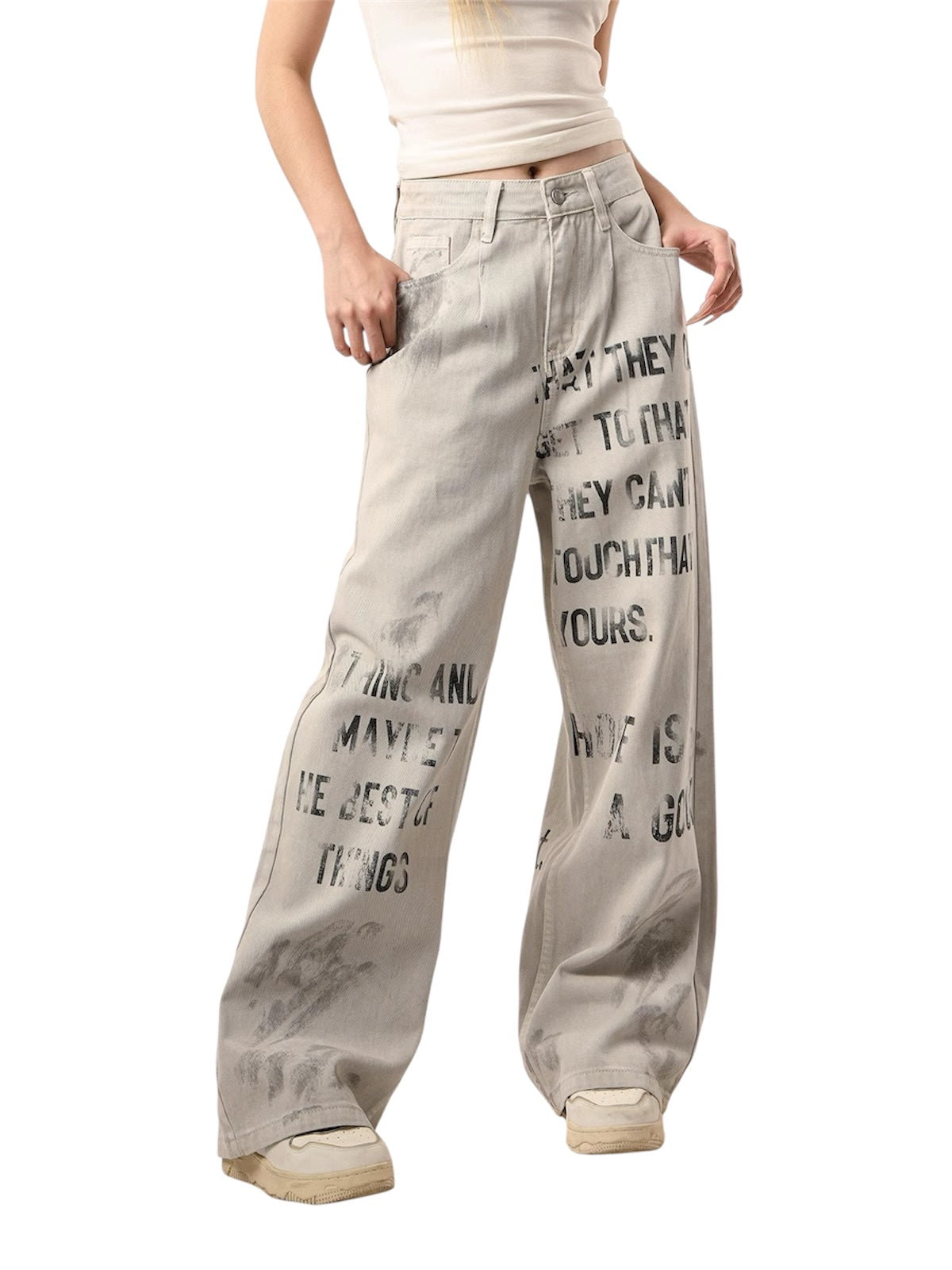 1057 CAGED JEANS